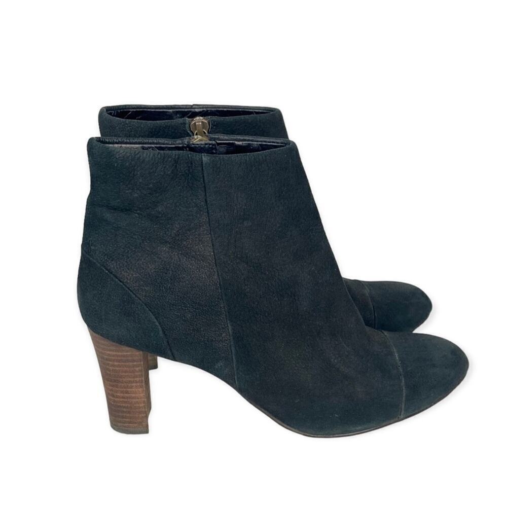 COLE HAAN Nubuck Suede Ankle Boots Booties in Black 9